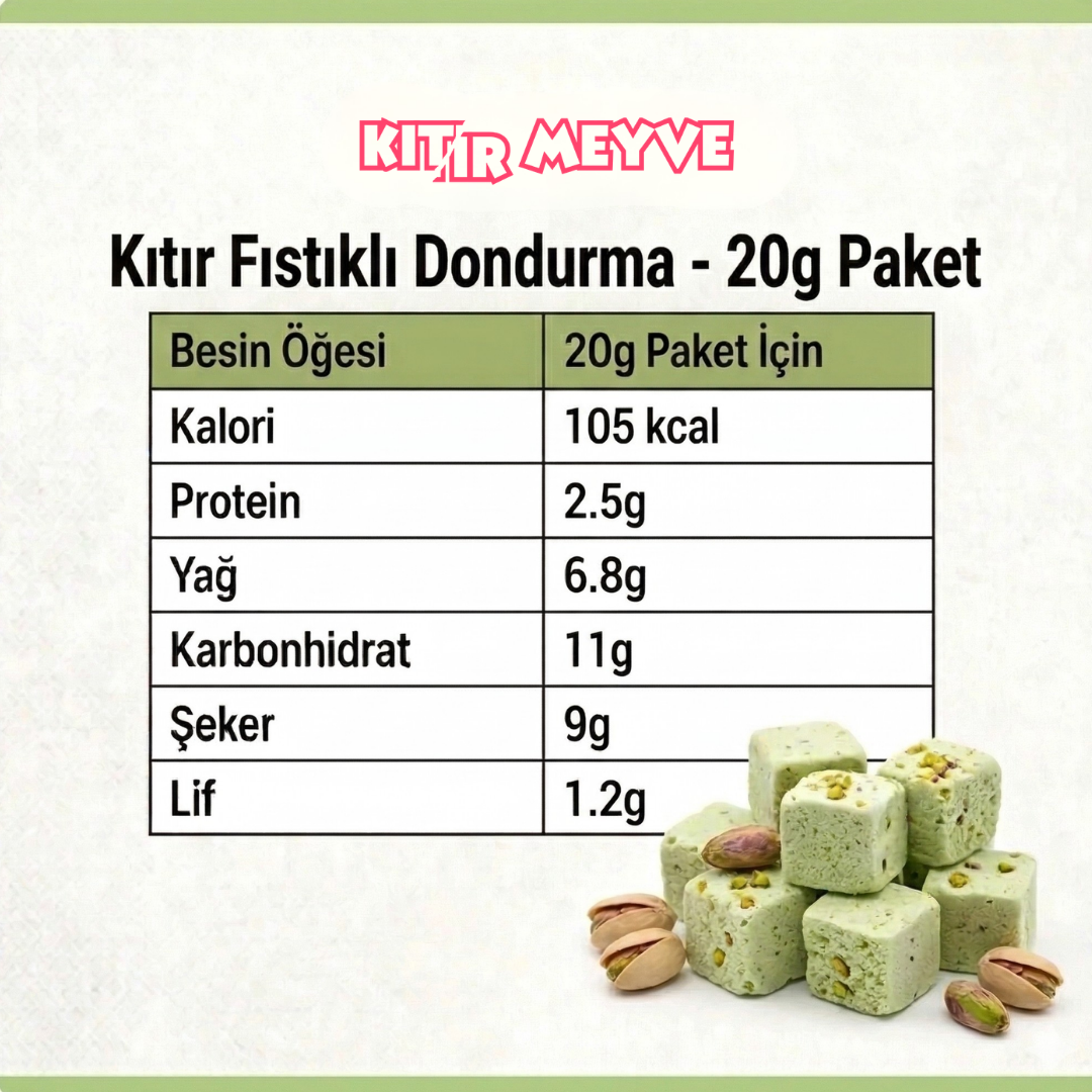 Kıtır Fıstıklı Dondurma