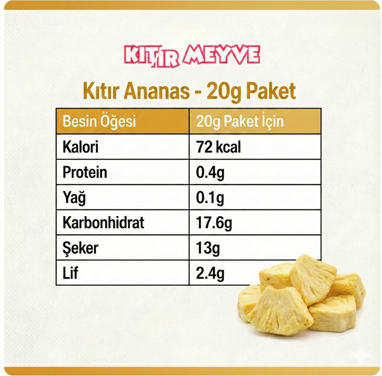 Kıtır Ananas Dilimleri
